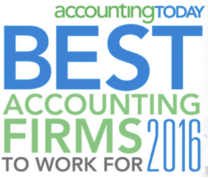Accounting Today Best Firms to Work For 2016